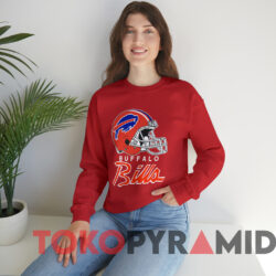Vintage Buffalo Bills Helmet Nfl Football T-shirt 2 Vintage Buffalo Bills Helmet Nfl Football T shirt Red Sweatshirt