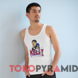 Vintage Buffalo Bills Jim Kelly Caricature T-shirt 4 Vintage Buffalo Bills Jim Kelly Caricature T shirt White TankTop