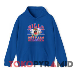 Vintage Buffalo Bills Looney Tunes Taz Nfl T-shirt 3 Vintage Buffalo Bills Looney Tunes Taz Nfl T shirt Blue Hoodie