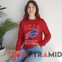 Vintage Buffalo Bills Nfl Football T shirt Red Sweatshirt