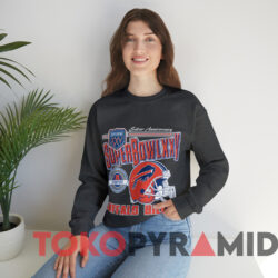 Vintage Buffalo Bills Super Bowl Xxv Logo 7 T shirt Dark Sweatshirt