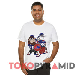 Vintage Buffalo Bills Taz And Bugs Bunny Kris Kross T shirt White T shirt
