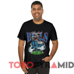 Vintage Buffalo Bills Taz Looney Tunes T shirt Black T shirt
