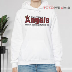 Vintage California Angels 1982 Western Division Champions Hoodie