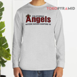 Vintage California Angels 1982 Western Division Champions Long sleeved