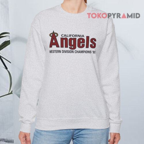 Vintage California Angels 1982 Western Division Champions Sweatshirt