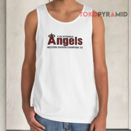 Vintage California Angels 1982 Western Division Champions Tank Top