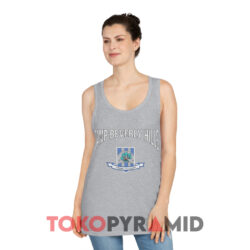 Vintage Camp Beverly Hills Coast To Coast Grey Tank Top