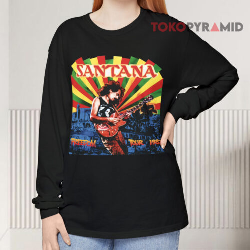 Vintage Carlos Santana 1987 Freedom Band Long sleeved