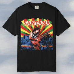 Vintage Carlos Santana 1987 Freedom Band T shirt