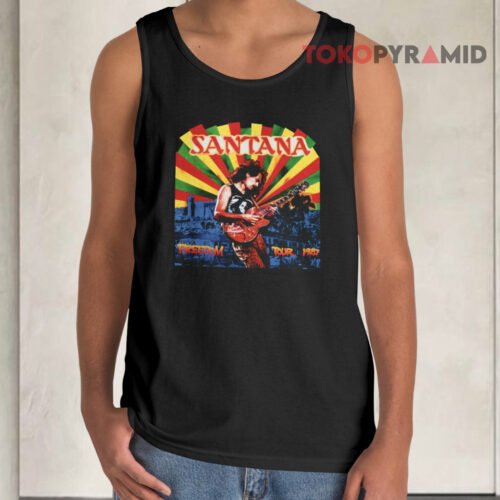 Vintage Carlos Santana 1987 Freedom Band Tank Top