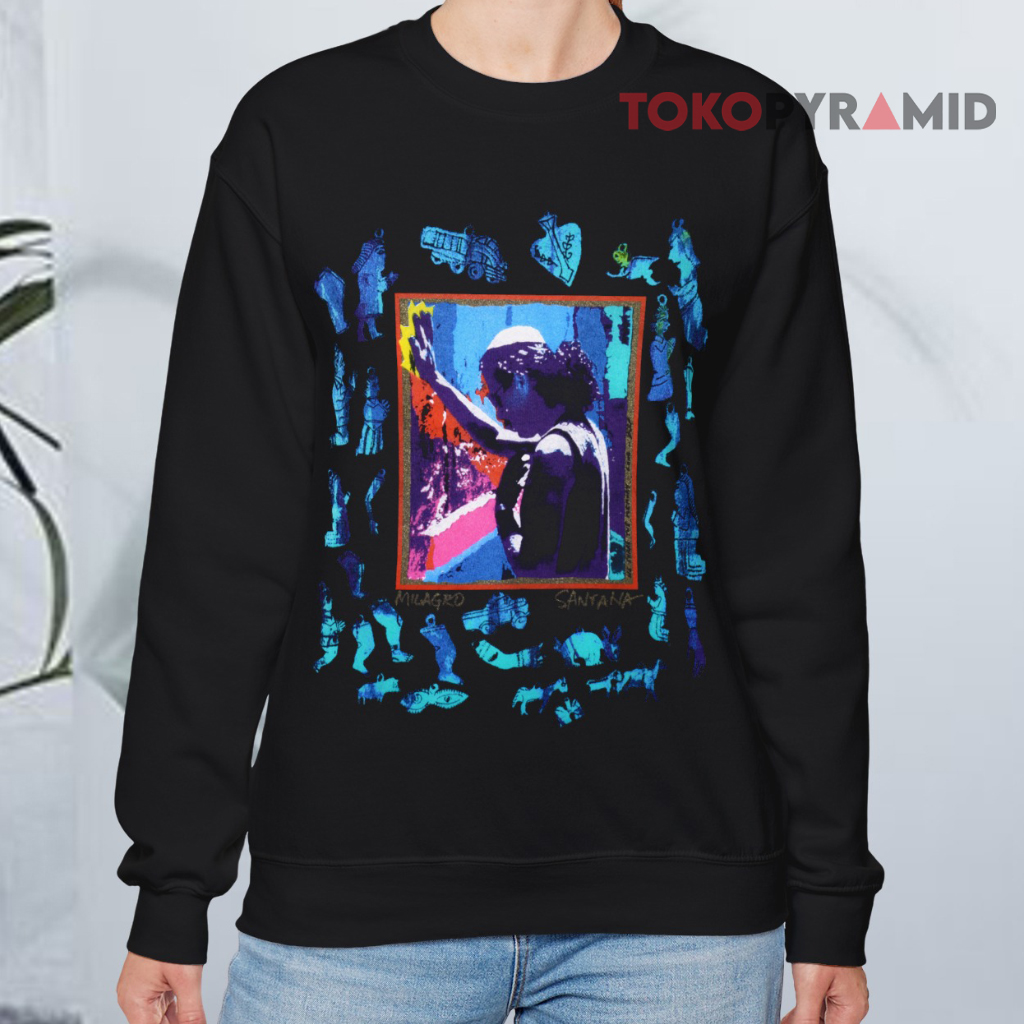 Vintage Carlos Santana Milagro Sweatshirt Vintage Carlos Santana Milagro Sweatshirt