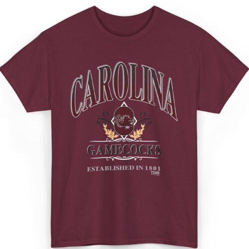 Vintage Carolina Gamecocks Established In 1801 Shirt