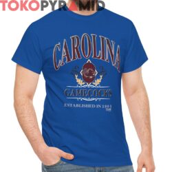 Vintage Carolina Gamecocks Established In 1801 Shirt
