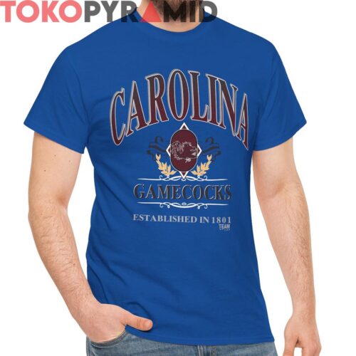 Vintage Carolina Gamecocks Established In 1801 Shirt