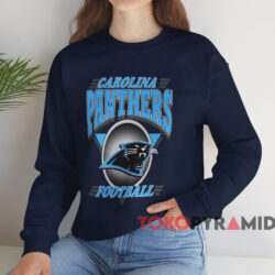 Vintage Carolina Panthers Football T-shirt 4 Vintage Carolina Panthers Football T shirt Navy Sweatshirt