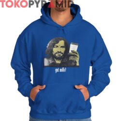 Vintage Charles Manson Got Milk Shirt