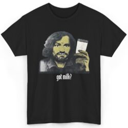 Vintage Charles Manson Got Milk Shirt