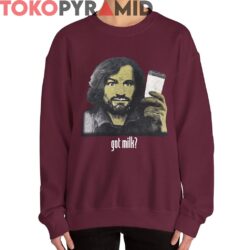 Vintage Charles Manson Got Milk Shirt