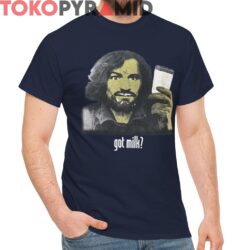 Vintage Charles Manson Got Milk Shirt