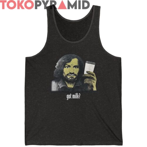 Vintage Charles Manson Got Milk Shirt