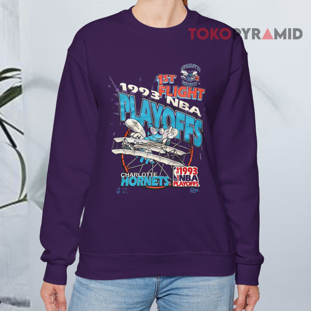 Vintage Charlotte Hornets 1993 Nba Playoffs Sweatshirt Vintage Charlotte Hornets 1993 Nba Playoffs Sweatshirt
