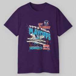 Vintage Charlotte Hornets 1993 Nba Playoffs T shirt