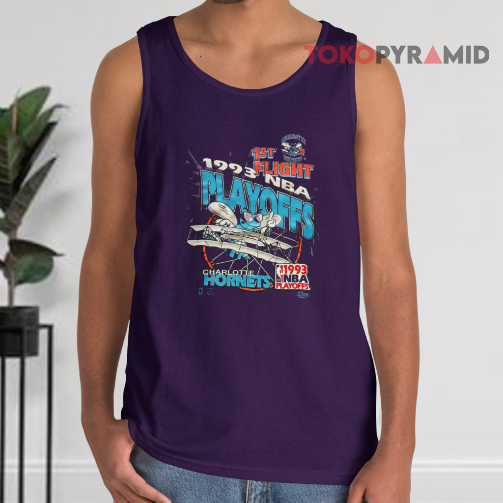 Vintage Charlotte Hornets 1993 Nba Playoffs Tank Top Vintage Charlotte Hornets 1993 Nba Playoffs Tank Top