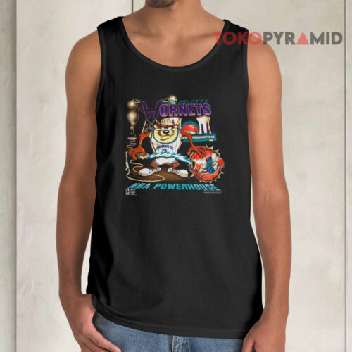 Vintage Charlotte Hornets Nba Taz Powerhouse Tank Top Vintage Charlotte Hornets Nba Taz Powerhouse Tank Top