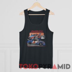 Vintage Charlotte Motor Speedway 1987 Coca cola 600 Nascar black tank top