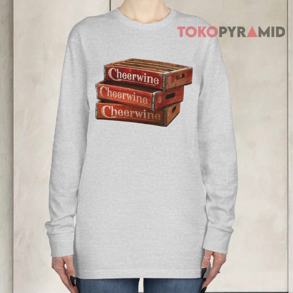 Vintage Cheerwine Crates Long sleeved Vintage Cheerwine Crates Long sleeved