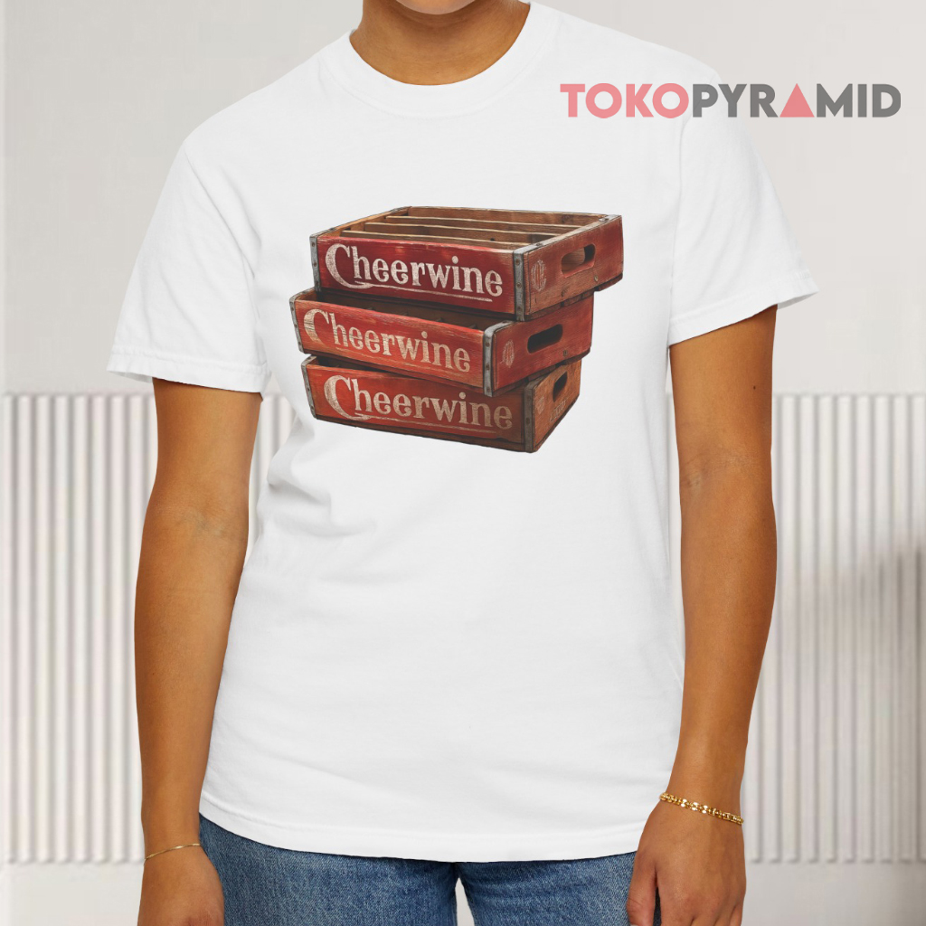 Vintage Cheerwine Crates White T shirt Vintage Cheerwine Crates White T shirt