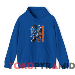 Vintage Chicago Bears GSH NFL Football T-shirt 2 Vintage Chicago Bears Gsh Nfl Football T shirt Blue Hoodie