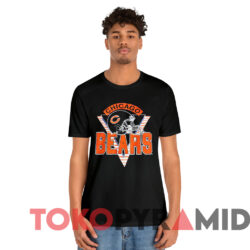 Vintage Chicago Bears Helmet Nfl T shirt Black T shirt