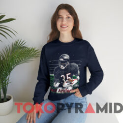Vintage Chicago Bears Neal Anderson NFL T-shirt 3 Vintage Chicago Bears Neal Anderson Nfl T shirt Navy Sweatshirt