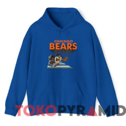 Vintage Chicago Bears Tasmanian Devil T-shirt 3 Vintage Chicago Bears Tasmanian Devil T shirt Blue Hoodie