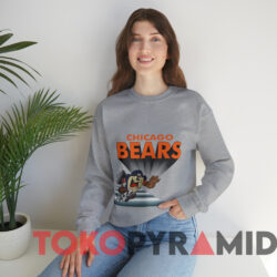 Vintage Chicago Bears Tasmanian Devil T-shirt 2 Vintage Chicago Bears Tasmanian Devil T shirt Grey Sweatshirt