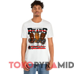 Vintage Chicago Bears Touchdown Club T shirt White T shirt