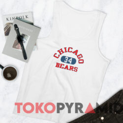 Vintage Chicago Bears Walter Payton 34 NFL T-shirt 4 Vintage Chicago Bears Walter Payton 34 Nfl T shirt White TankTop