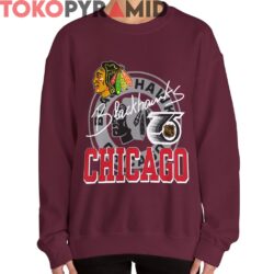 Vintage Chicago Blackhawks 75th NHL Graphic T Shirt