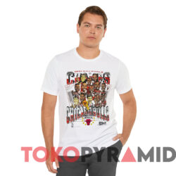 Vintage Chicago Bulls 1991 Nba World Champs Caricature T shirt White T shirt