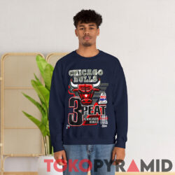 Vintage Chicago Bulls 1993 NBA Finals 3 Peat Shirt 2 Vintage Chicago Bulls 1993 Nba Finals 3 Peat Sweatshirt