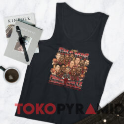 Vintage Chicago Bulls 1996 NBA Champs Caricature T-shirt 4 Vintage Chicago Bulls 1996 Nba Champs Caricature T shirt Black TankTop