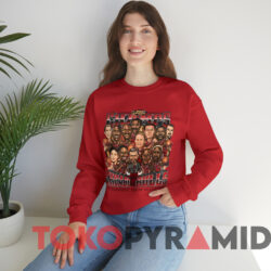 Vintage Chicago Bulls 1996 NBA Champs Caricature T-shirt 2 Vintage Chicago Bulls 1996 Nba Champs Caricature T shirt Red Sweatshirt