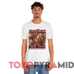 Vintage Chicago Bulls 1996 Nba Champs Caricature T shirt White T shirt