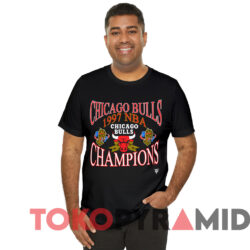 Vintage Chicago Bulls 1997 Nba Champions T shirt Black T shirt
