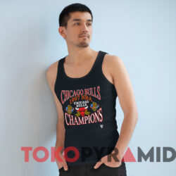 Vintage Chicago Bulls 1997 NBA Champions T-shirt 4 Vintage Chicago Bulls 1997 Nba Champions T shirt Black TankTop