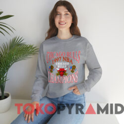 Vintage Chicago Bulls 1997 NBA Champions T-shirt 3 Vintage Chicago Bulls 1997 Nba Champions T shirt Grey Sweatshirt