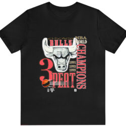Vintage Chicago Bulls 3 peat NBA Champions T-shirt 5 Vintage Chicago Bulls 3 Peat Nba Champions T shirt