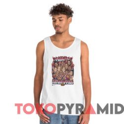 Vintage Chicago Bulls 5 Time NBA Champs Caricature T-shirt 4 Vintage Chicago Bulls 5 Time Nba Champs Caricature T shirt White TankTop